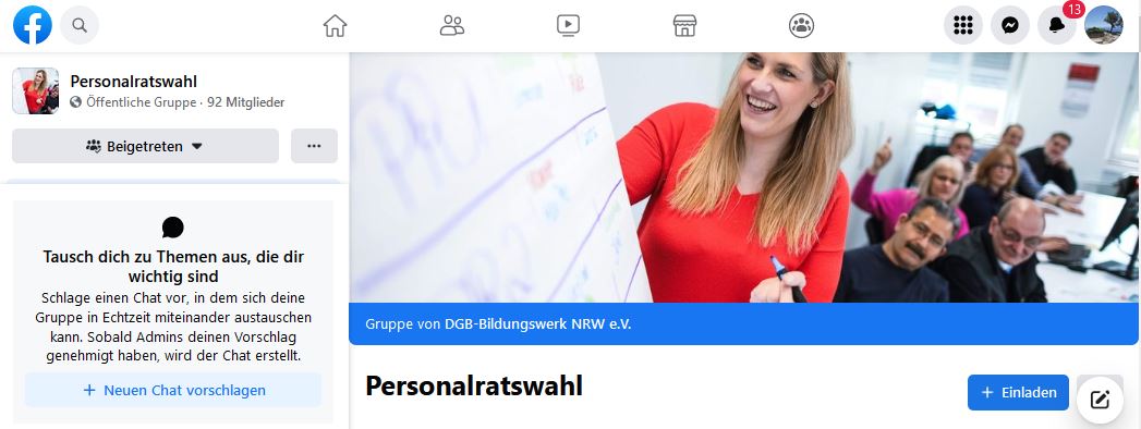 Gruppe PR-Wahl