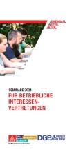 Das Bildungsprogramm 2024 IGM Duisburg-Dinslaken für betriebliche Interessenvertreter*innen